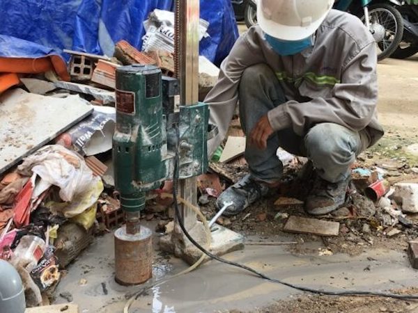 Chi phí khoan cắt bê tông tại Tiền Giang